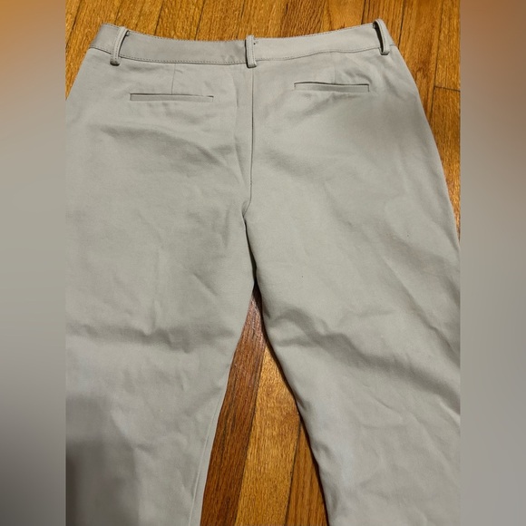 Elie Tahari cotton blend stretch Beige women's dress Career pants size US 12 - Picture 10 of 10